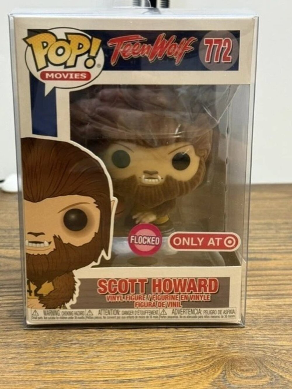 Funko Pop! Movies Teen Wolf Scott Howard #772 Flocked Target Exclusive